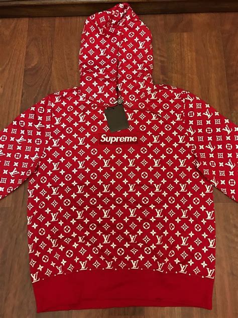 supreme lgo lv|supreme and louis vuitton hoodie.